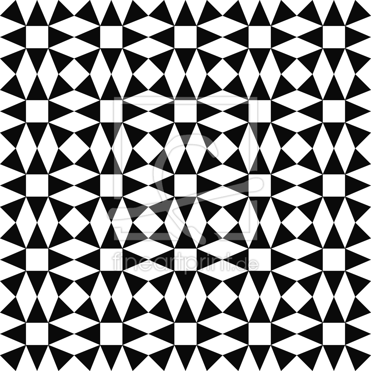 Bild-Nr.: 9006785 Schwarzer Diamant Illusion erstellt von patterndesigns-com