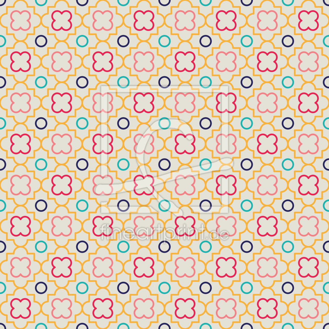 Bild-Nr.: 9006792 Retro Quatrefoil erstellt von patterndesigns-com