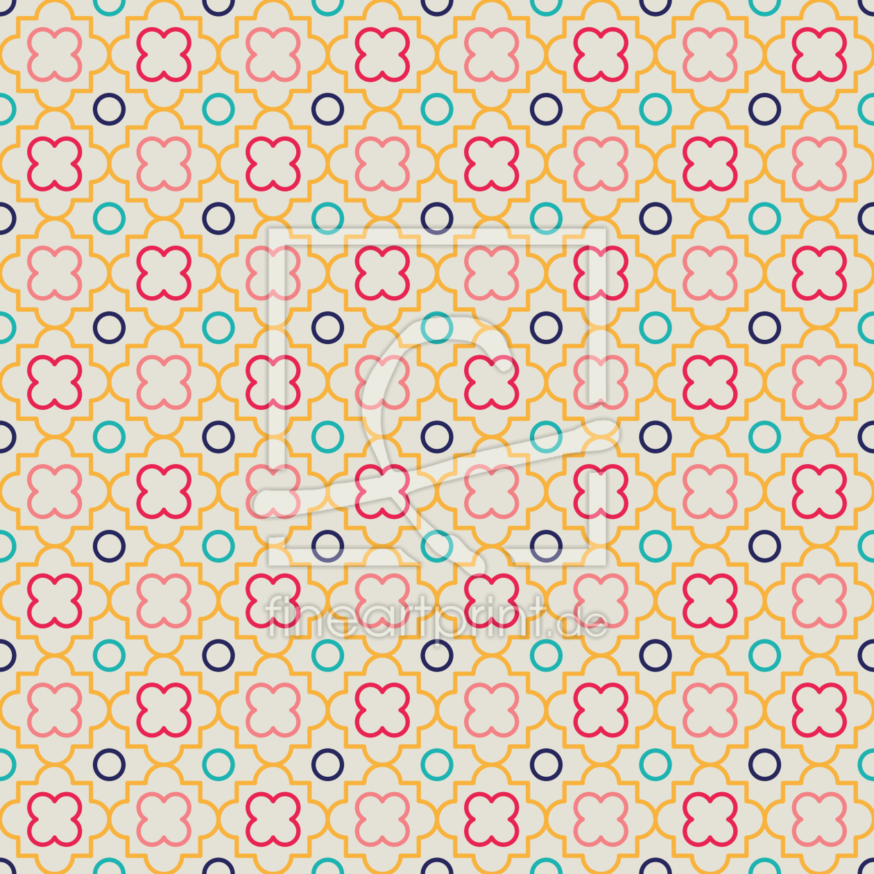 Bild-Nr.: 9006792 Retro Quatrefoil erstellt von patterndesigns-com