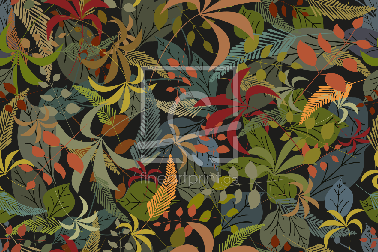 Bild-Nr.: 9006813 Blätter Im Wald erstellt von patterndesigns-com