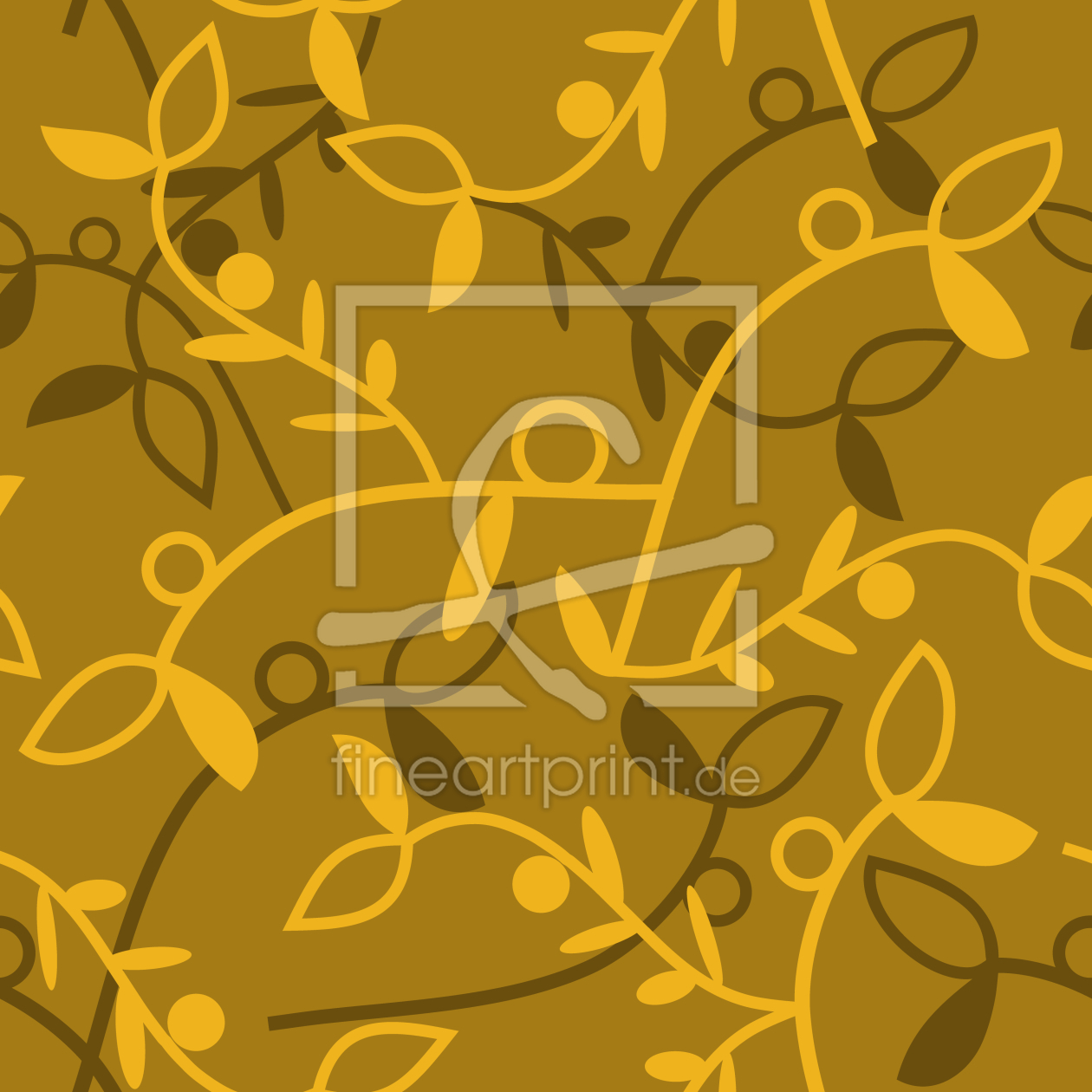 Bild-Nr.: 9006822 Rankendes Blattwerk Im Herbst erstellt von patterndesigns-com