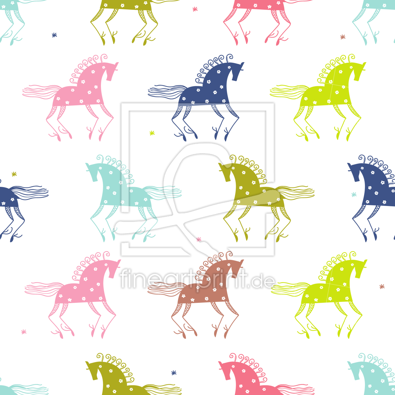 Bild-Nr.: 9006855 Wilde Pferde erstellt von patterndesigns-com