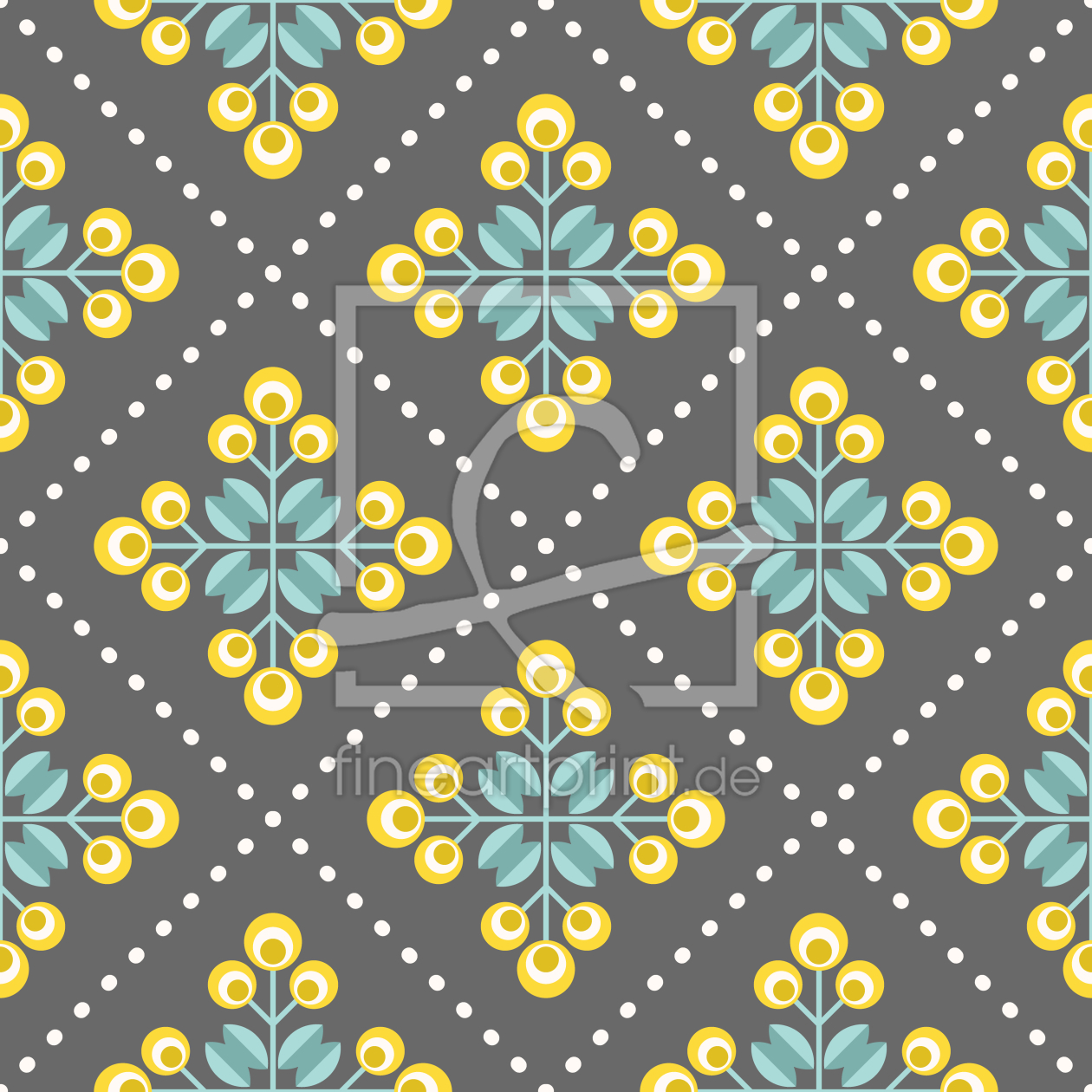 Bild-Nr.: 9006937 Retro Patchwork Blumen erstellt von patterndesigns-com