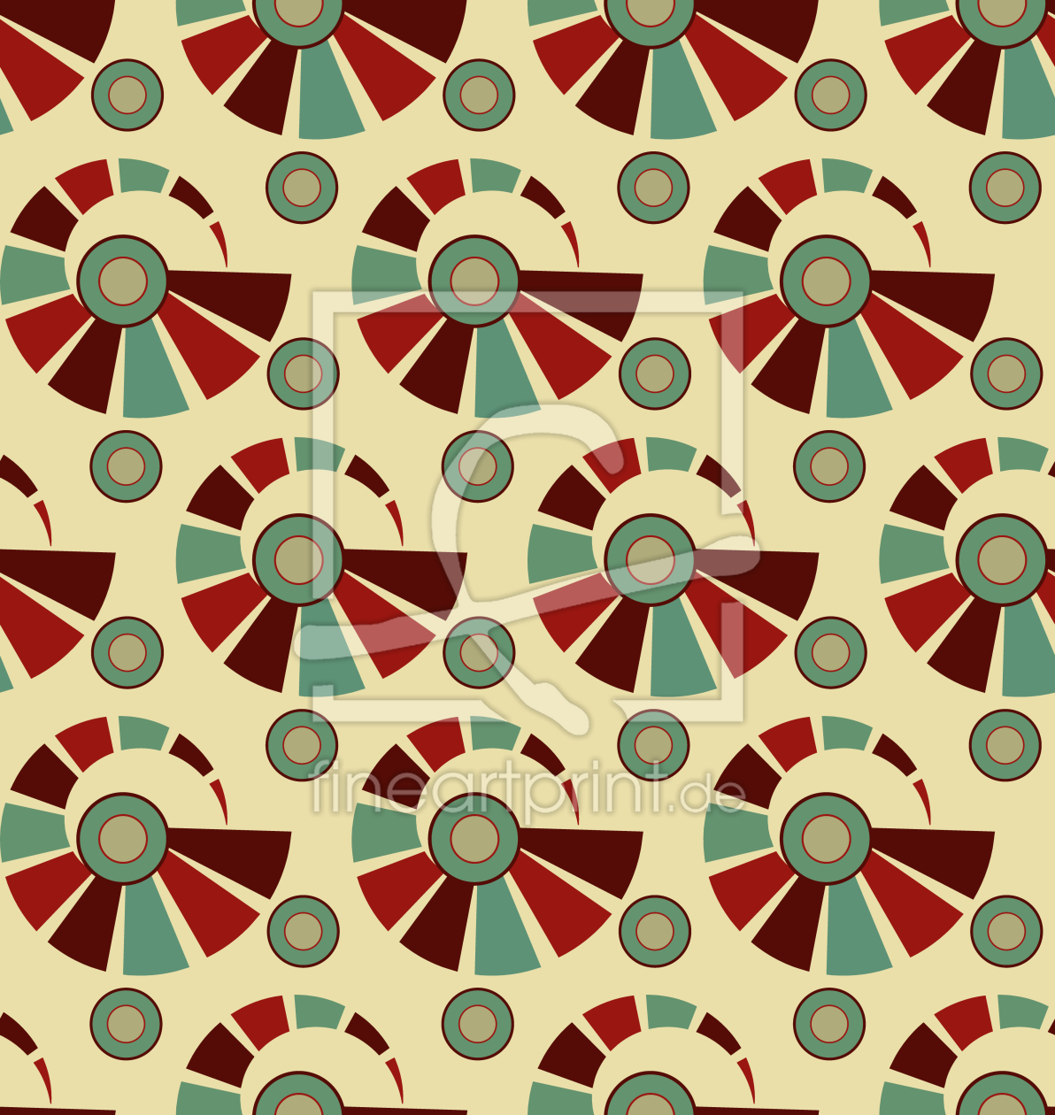 Bild-Nr.: 9006944 Vintage Spiralen erstellt von patterndesigns-com