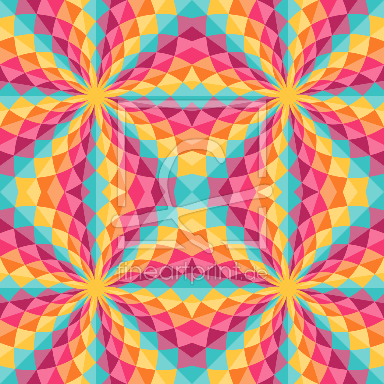 Bild-Nr.: 9006964 Farbiges Kaleidoskop erstellt von patterndesigns-com