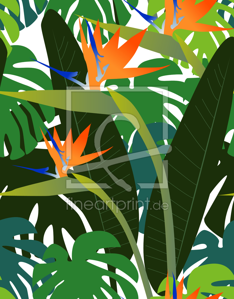 Bild-Nr.: 9007024 Strelitzia erstellt von patterndesigns-com