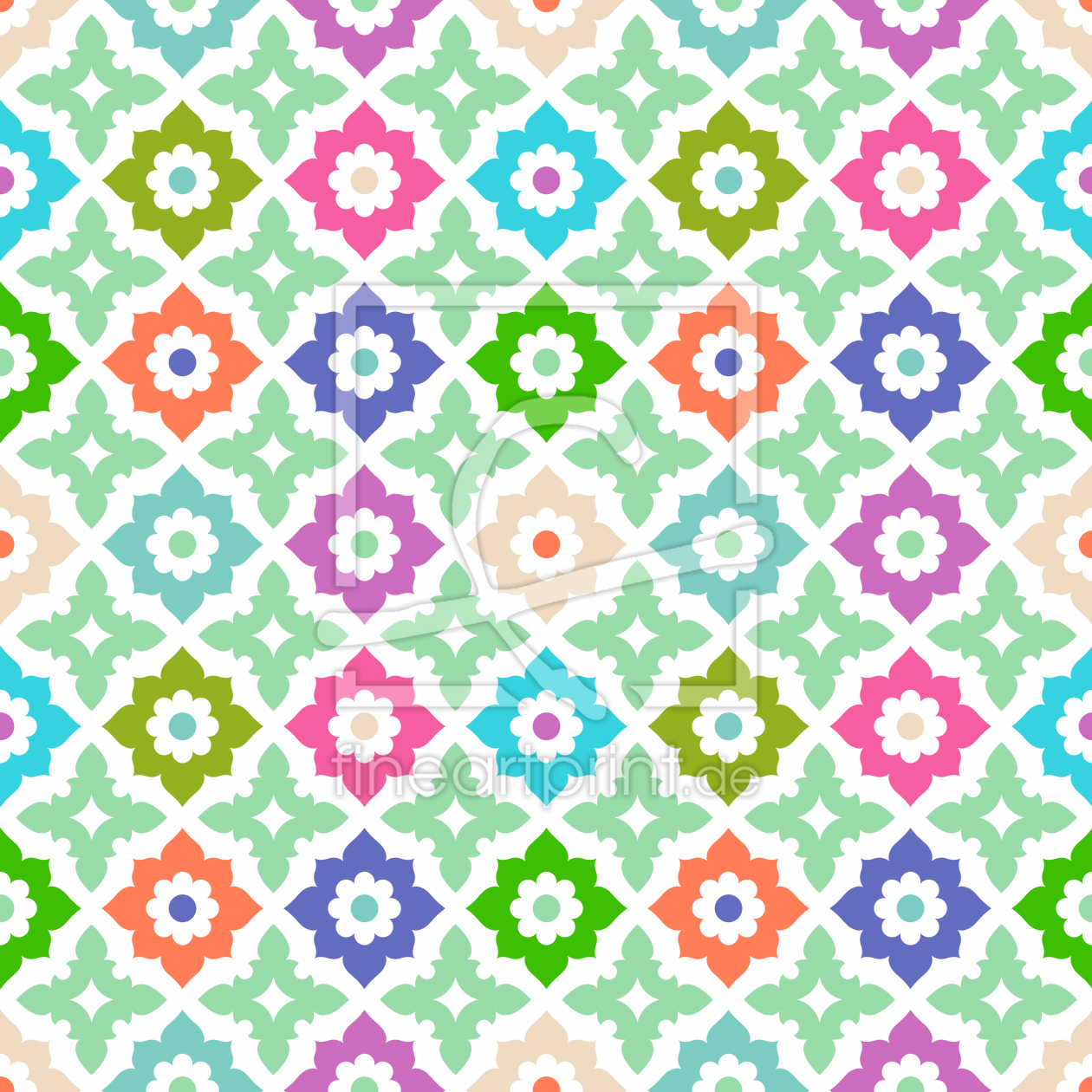 Bild-Nr.: 9007080 Geordnete Blumen erstellt von patterndesigns-com