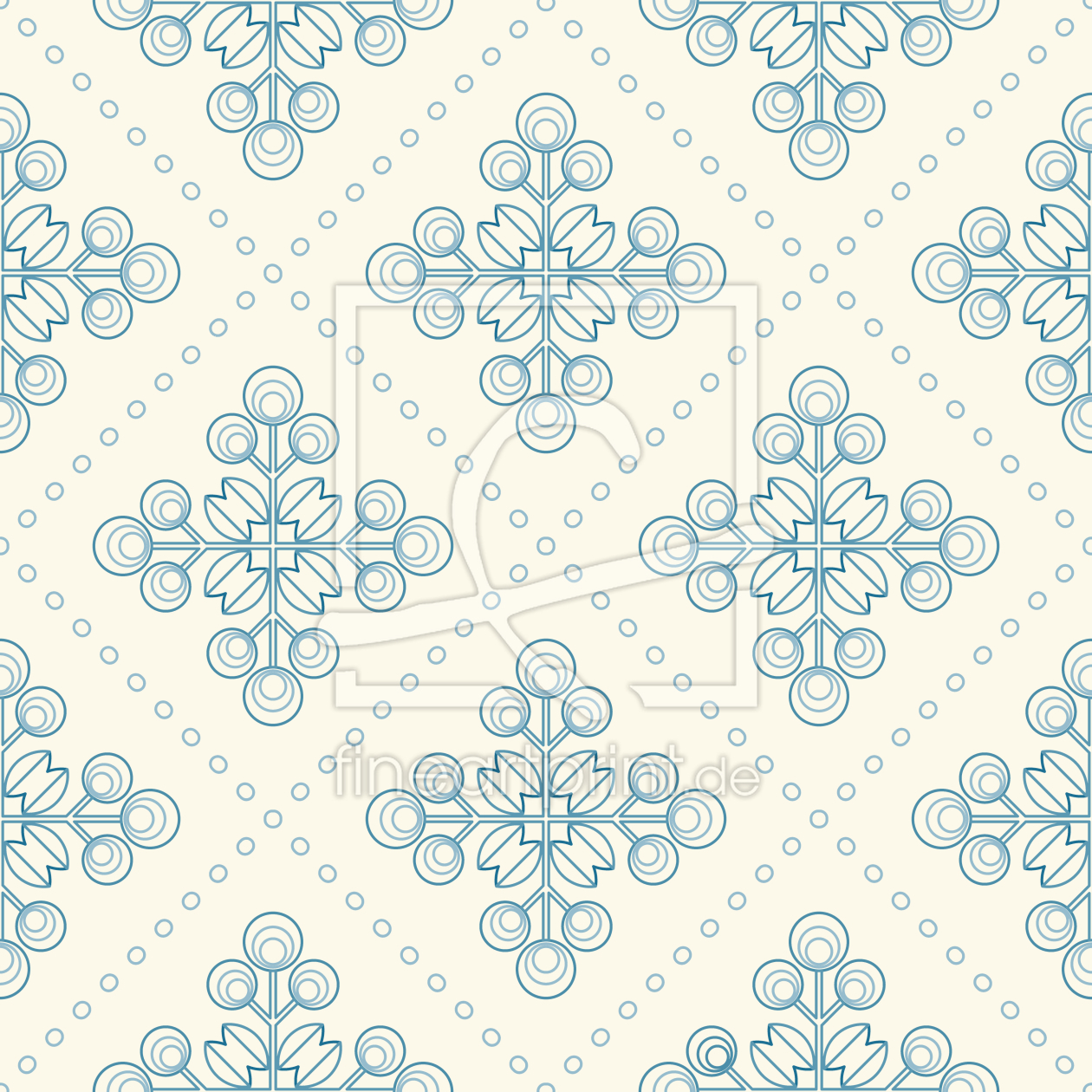 Bild-Nr.: 9007105 Delfter Blumen Kacheln erstellt von patterndesigns-com