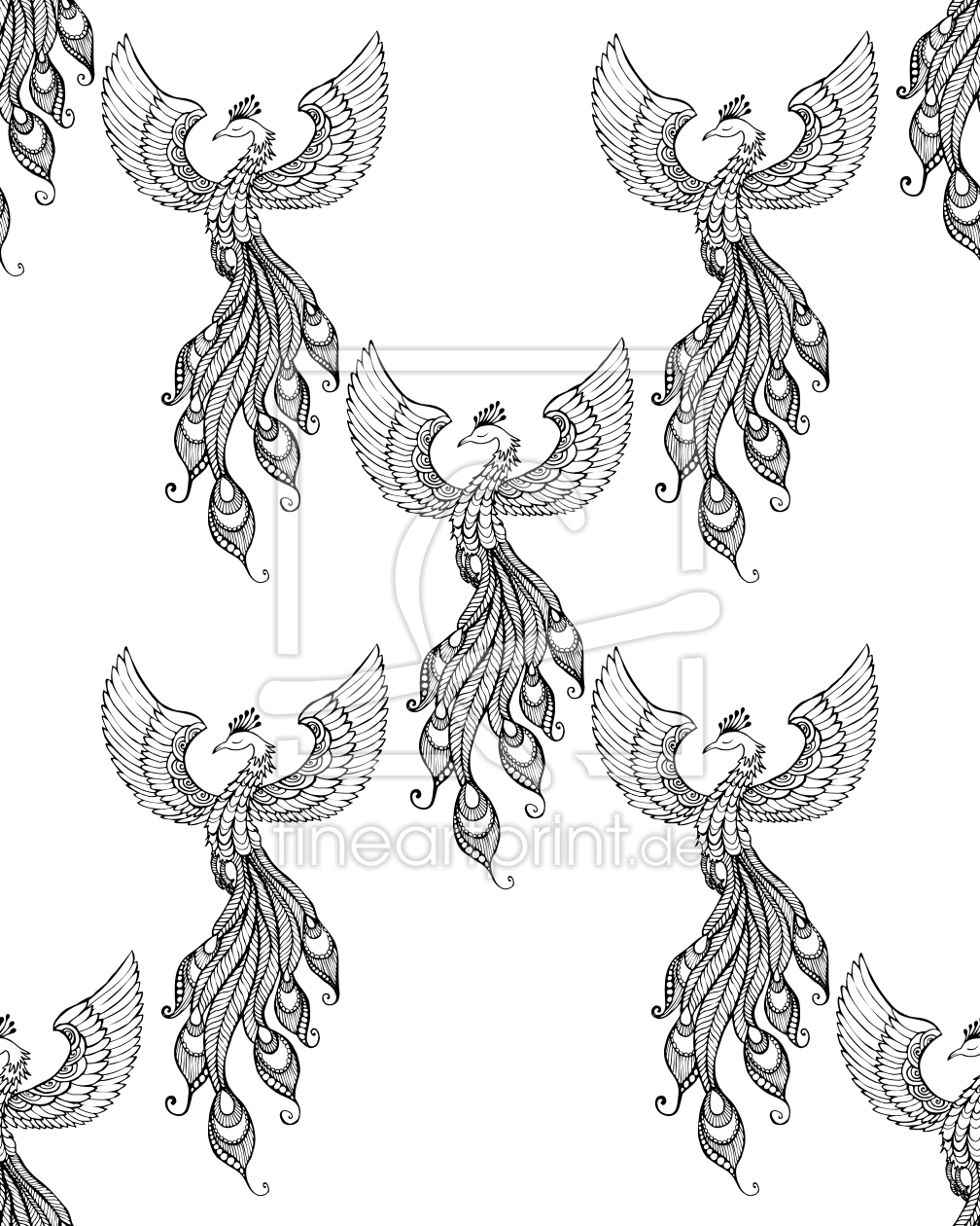 Bild-Nr.: 9007133 Aufsteigender Phoenix erstellt von patterndesigns-com