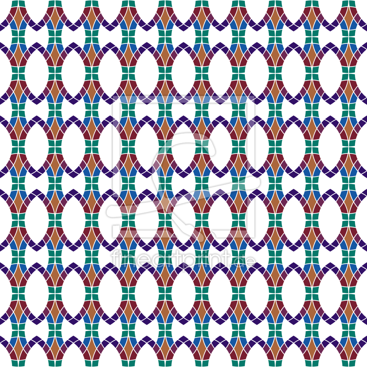 Bild-Nr.: 9007135 Mosaik Kette erstellt von patterndesigns-com