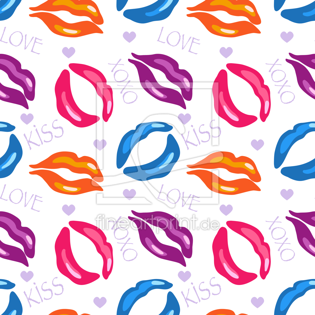 Bild-Nr.: 9007165 Lippen erstellt von patterndesigns-com