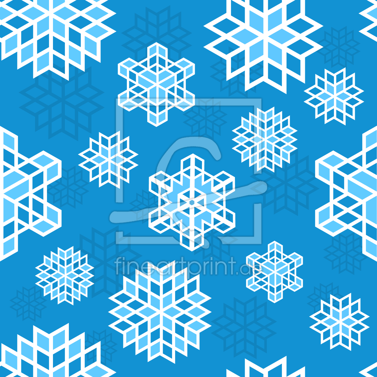 Bild-Nr.: 9007259 Coole Schneeflocke erstellt von patterndesigns-com