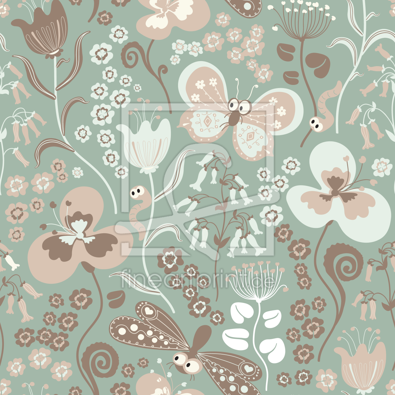 Bild-Nr.: 9007286 Kleines Garten Leben erstellt von patterndesigns-com