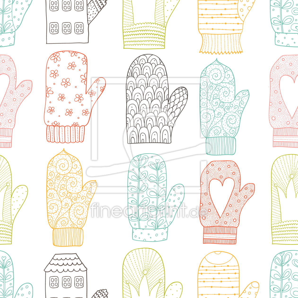 Bild-Nr.: 9007292 Handschuhe erstellt von patterndesigns-com