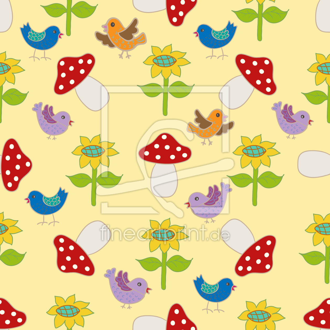 Bild-Nr.: 9007310 Viel Glück Vögelchen erstellt von patterndesigns-com