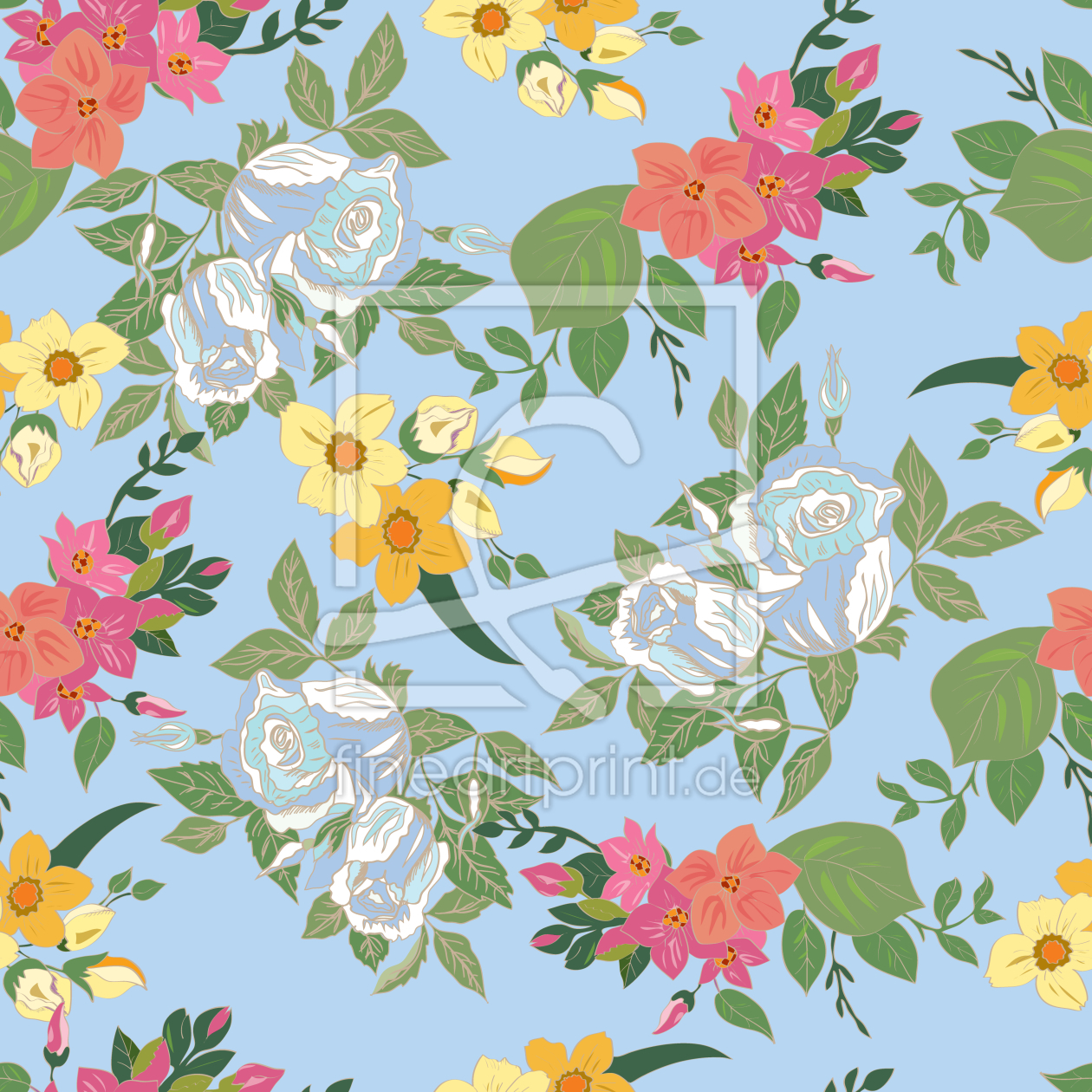 Bild-Nr.: 9007335 Gemischtes Bouquet erstellt von patterndesigns-com