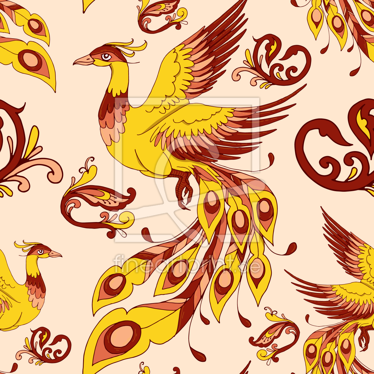 Bild-Nr.: 9007338 Feuervogel erstellt von patterndesigns-com