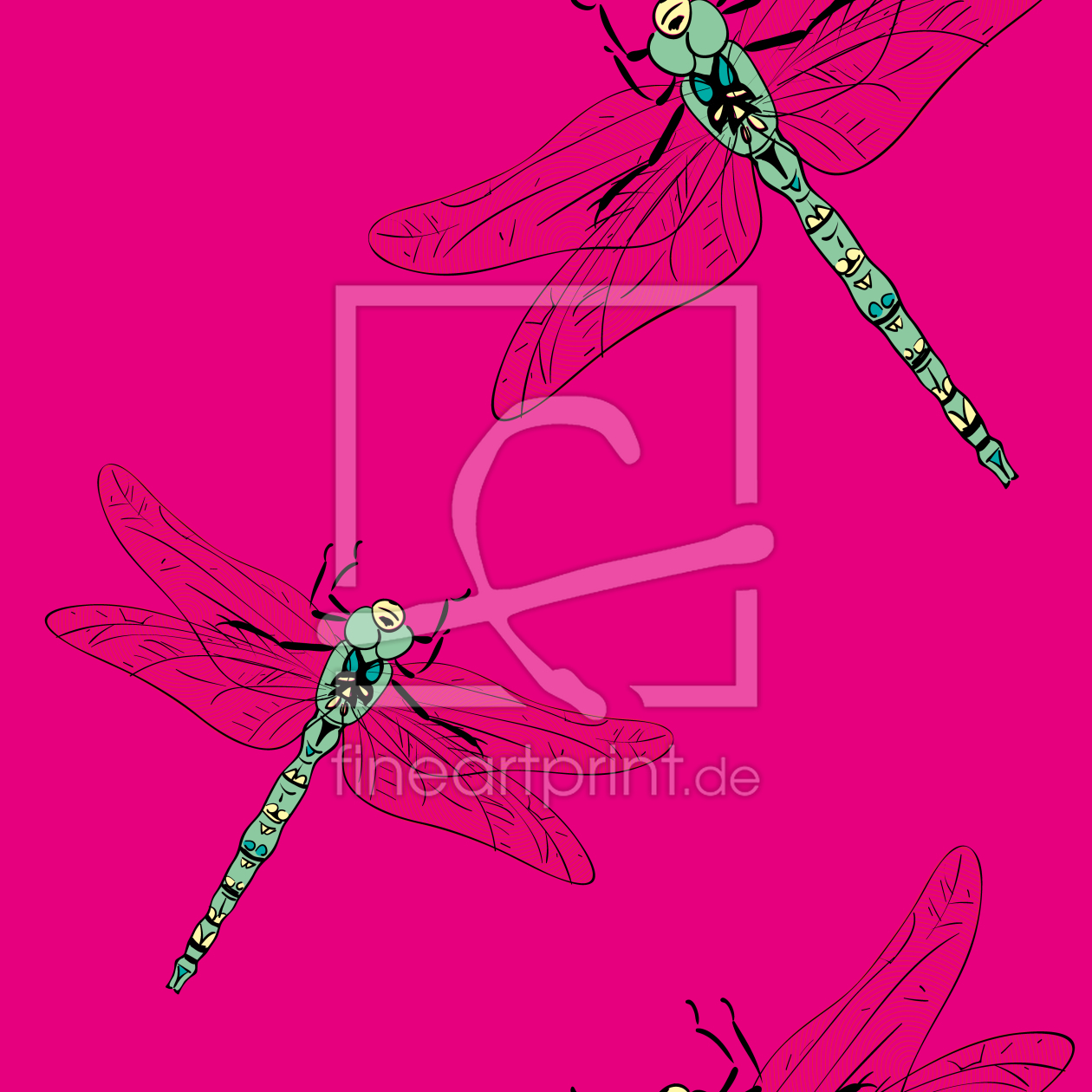 Bild-Nr.: 9007365 Meine Libelle erstellt von patterndesigns-com