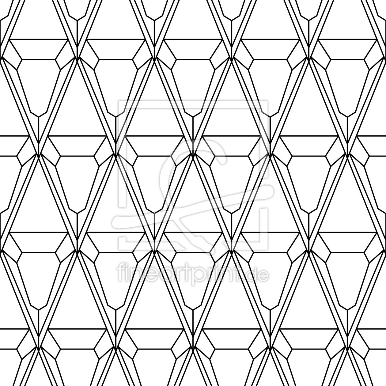 Bild-Nr.: 9007465 Filigranes Rautenwerk erstellt von patterndesigns-com