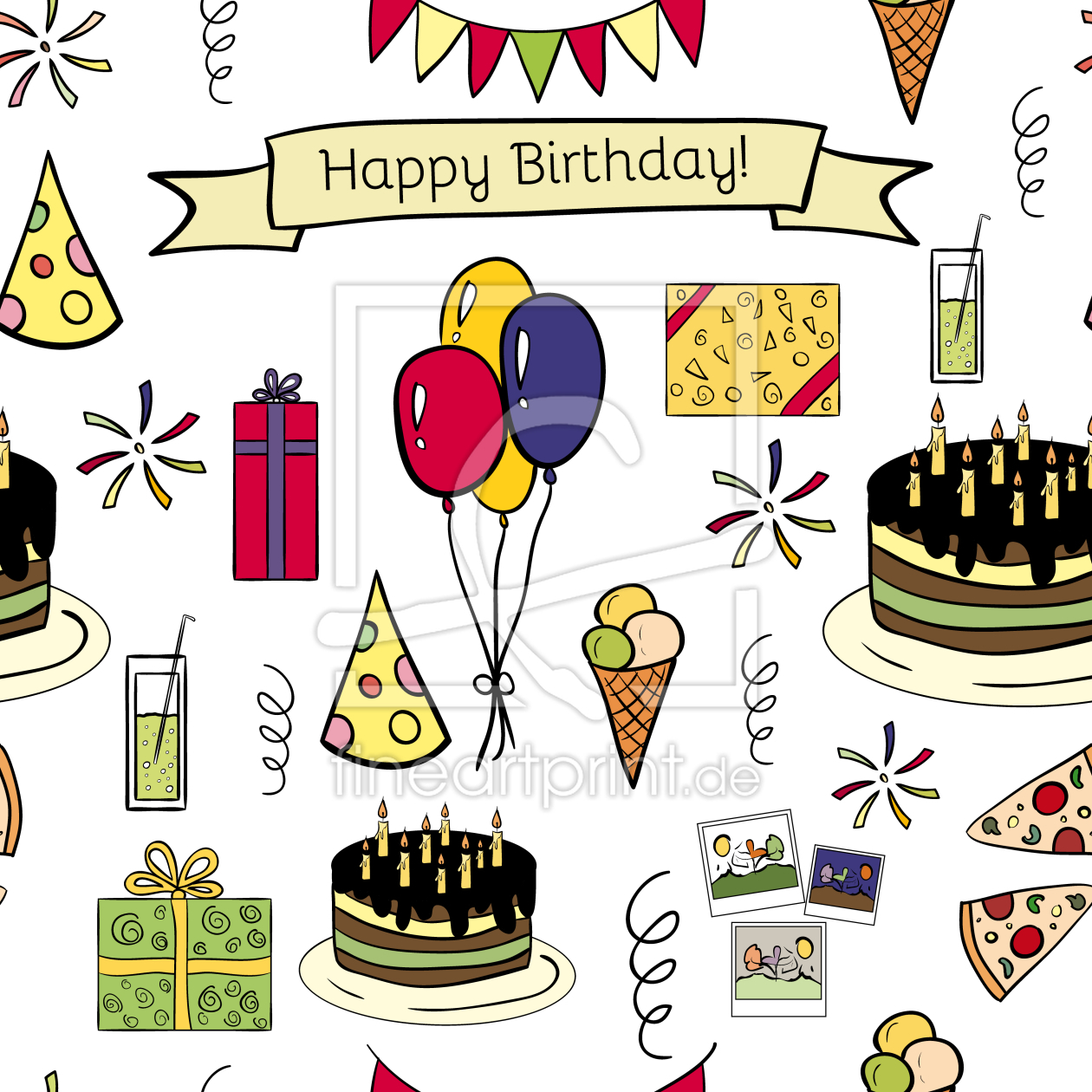 Bild-Nr.: 9007488 Alles Gute zum Geburtstag erstellt von patterndesigns-com