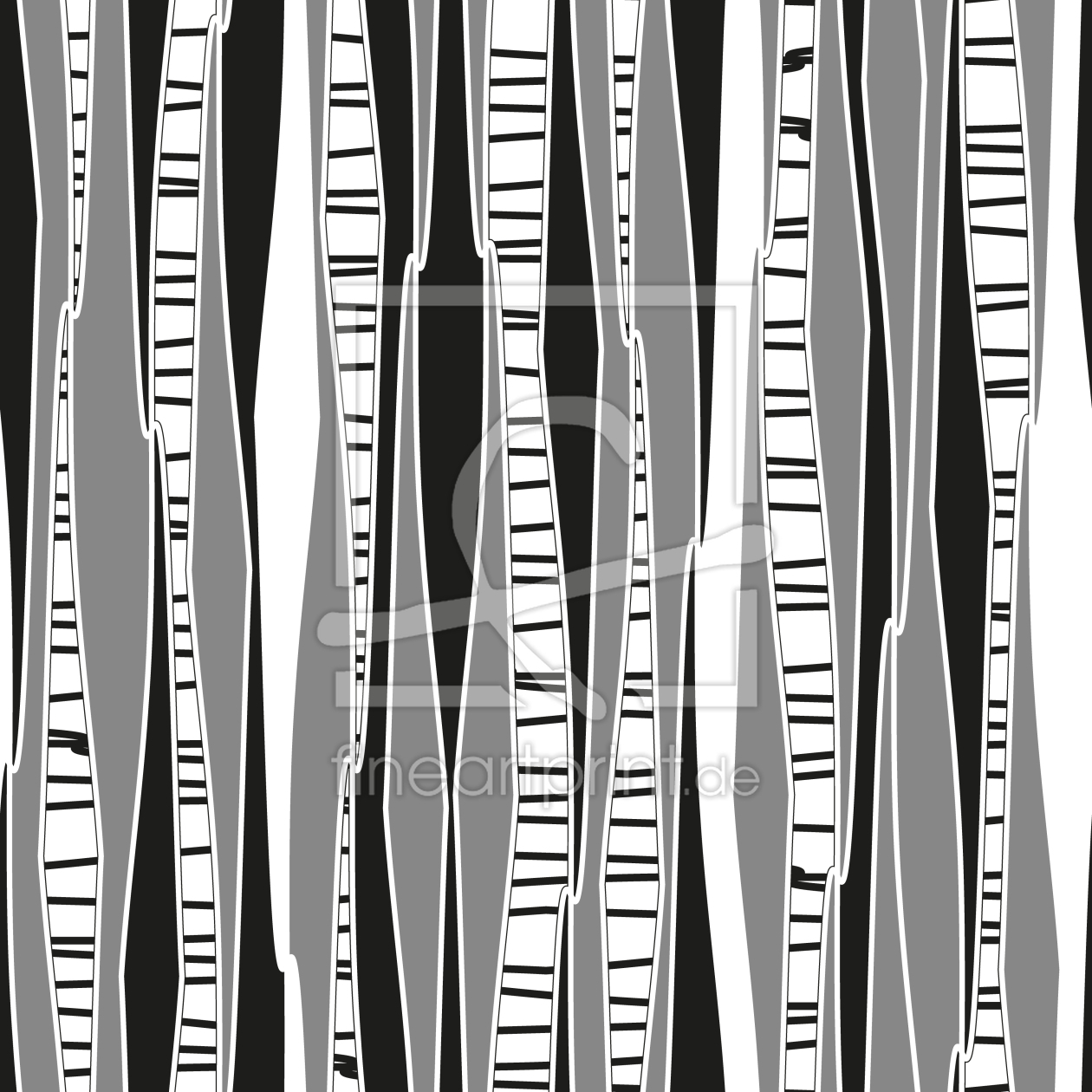 Bild-Nr.: 9007507 Retro Birkenwald erstellt von patterndesigns-com