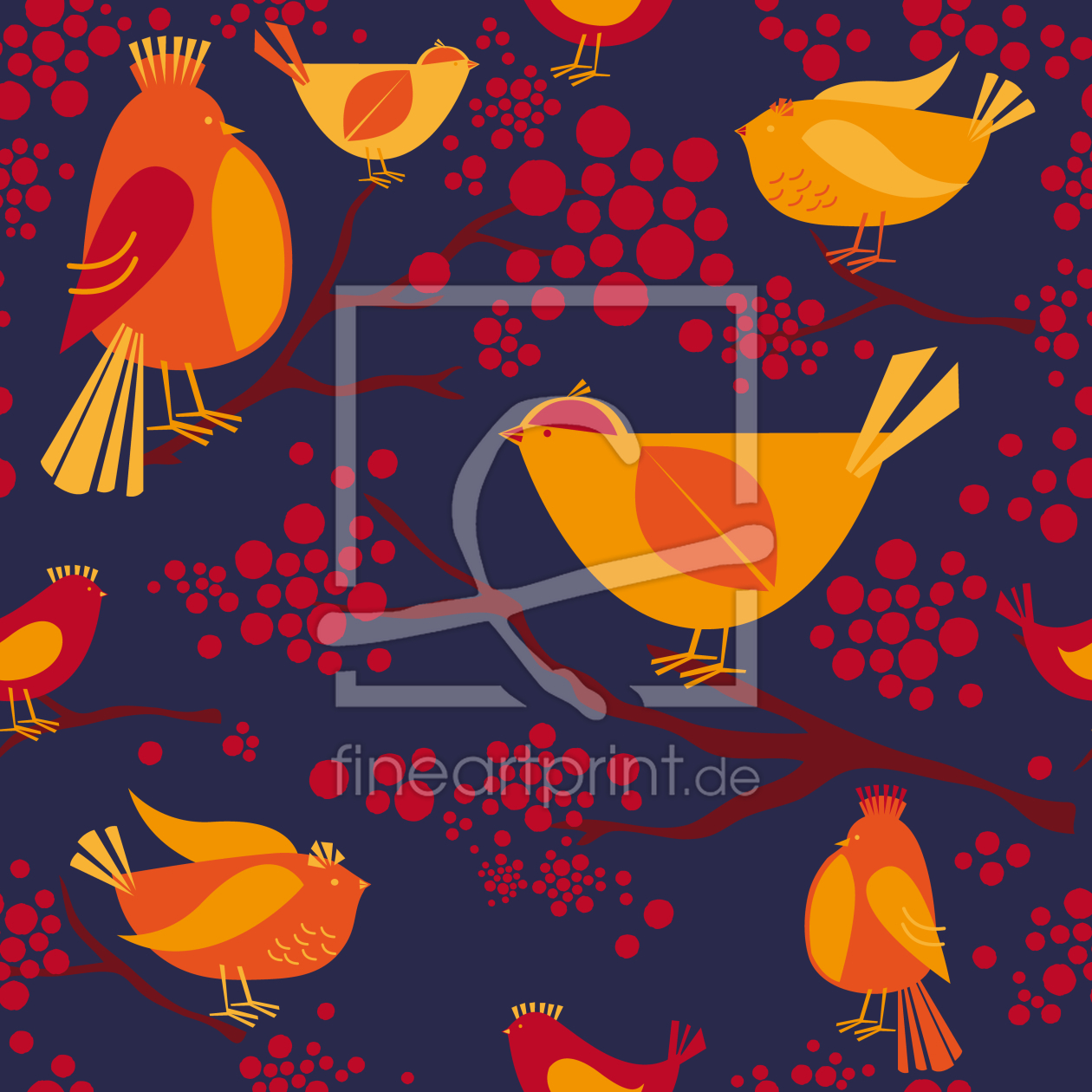 Bild-Nr.: 9007578 Vogel Versammlung erstellt von patterndesigns-com