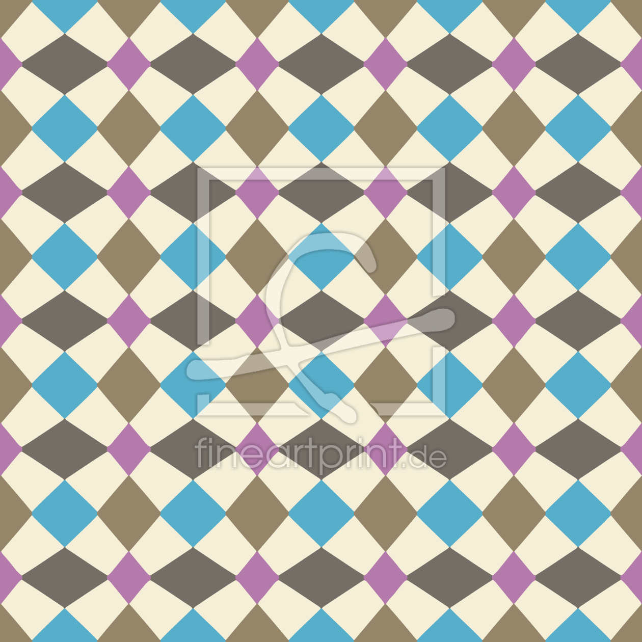 Bild-Nr.: 9007592 Vintage Harlekin erstellt von patterndesigns-com