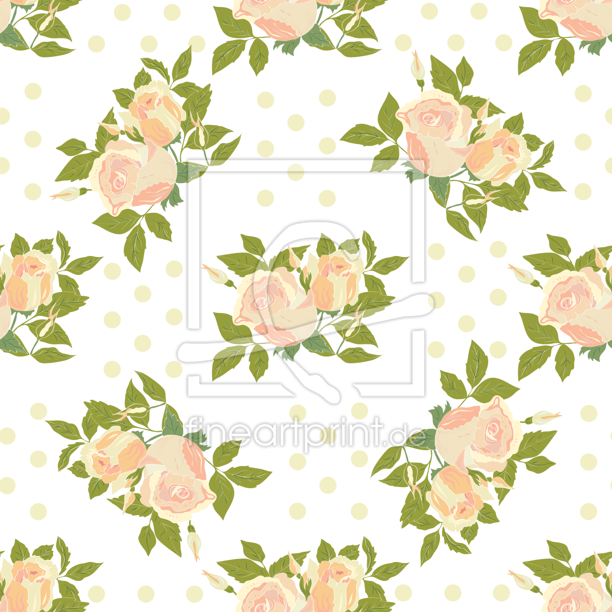 Bild-Nr.: 9007593 Dornröschen Auf Polkadot erstellt von patterndesigns-com