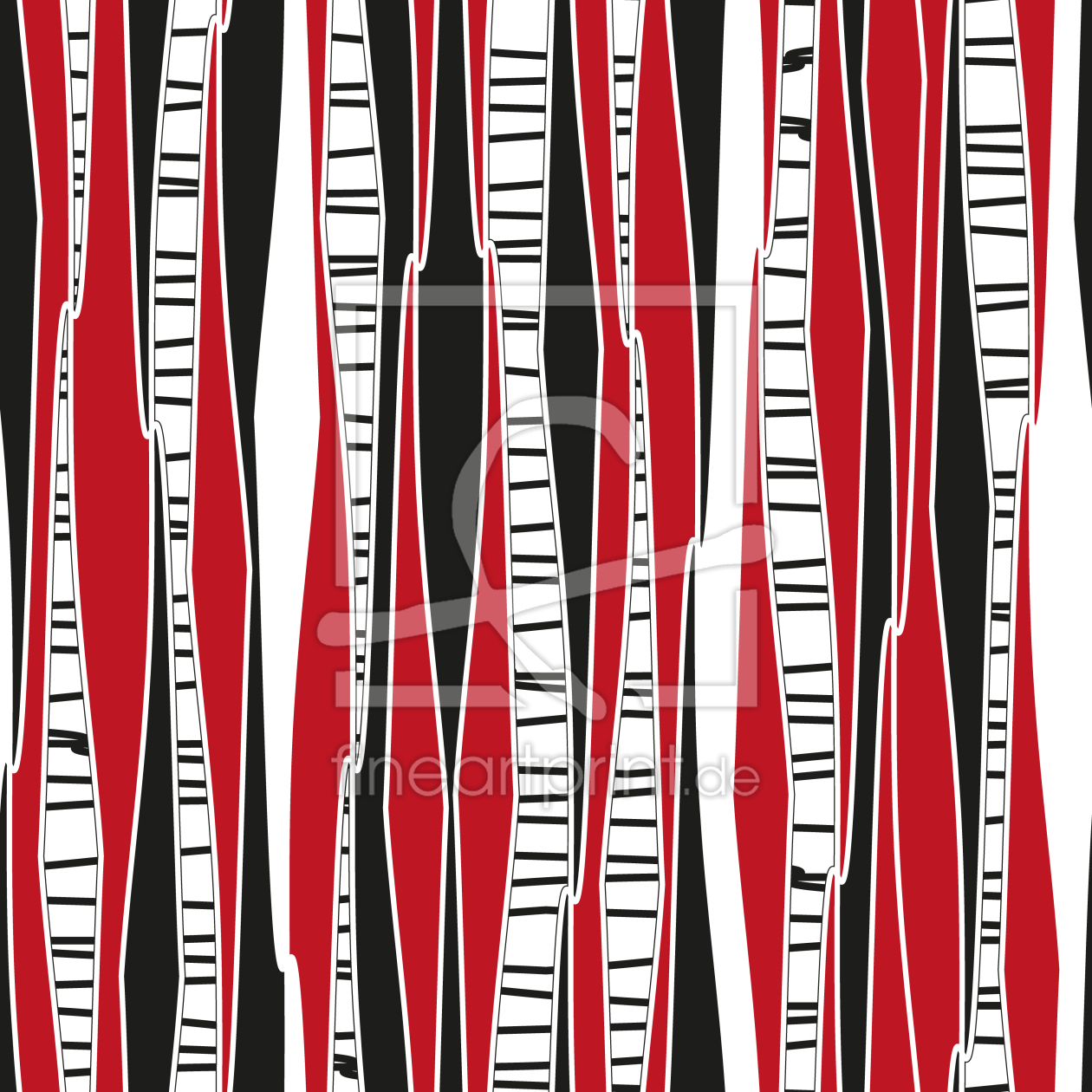 Bild-Nr.: 9007600 Birkenwald Im Abendrot erstellt von patterndesigns-com