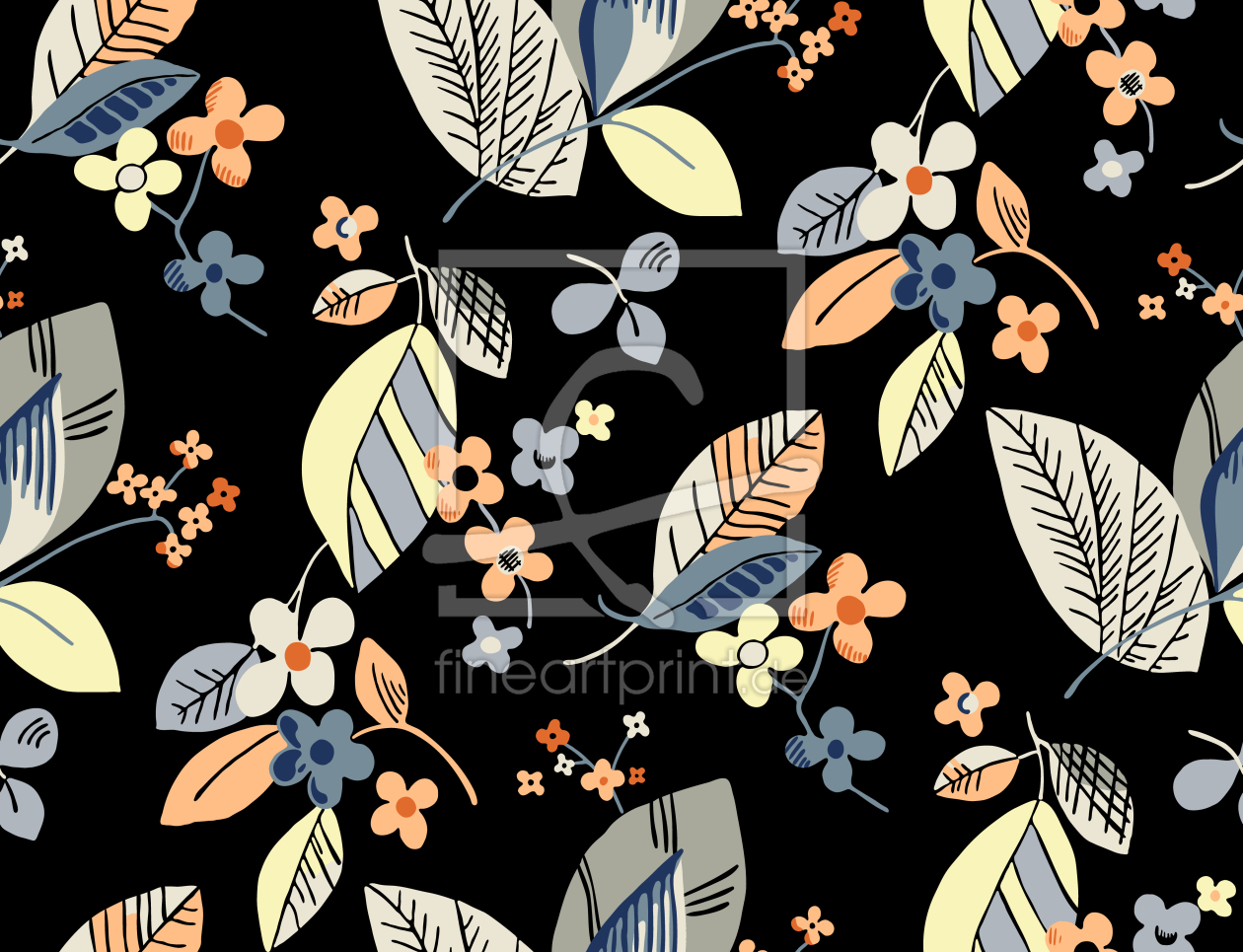 Bild-Nr.: 9007604 Vintage Floral erstellt von patterndesigns-com