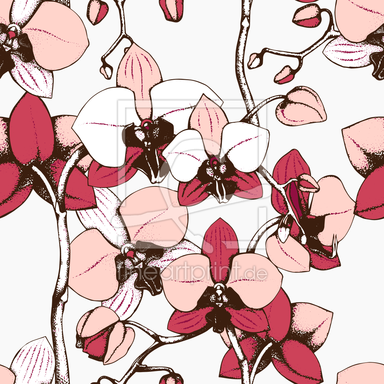 Bild-Nr.: 9007625 Exotische Orchidee erstellt von patterndesigns-com