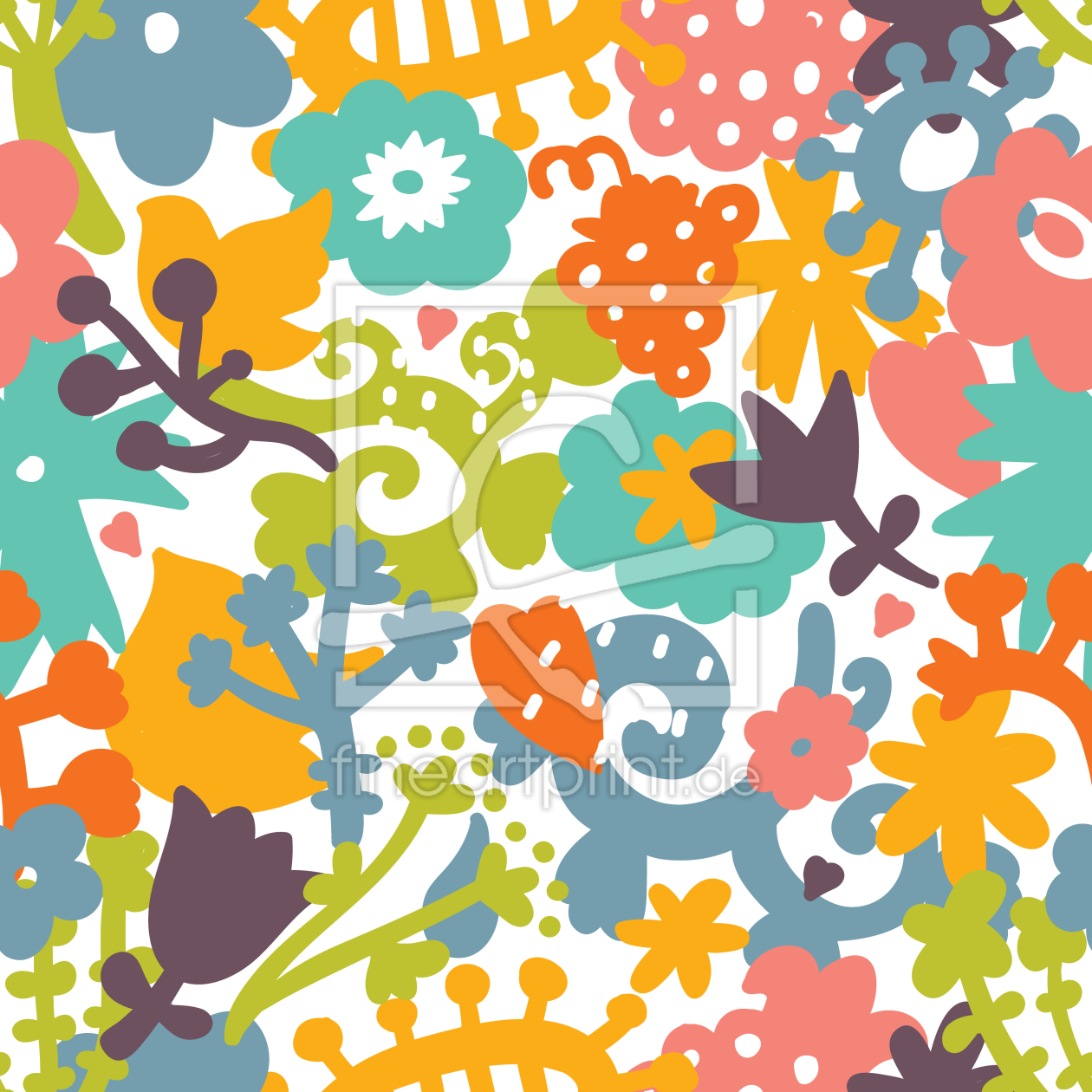 Bild-Nr.: 9007654 Floraler Mikrokosmos erstellt von patterndesigns-com