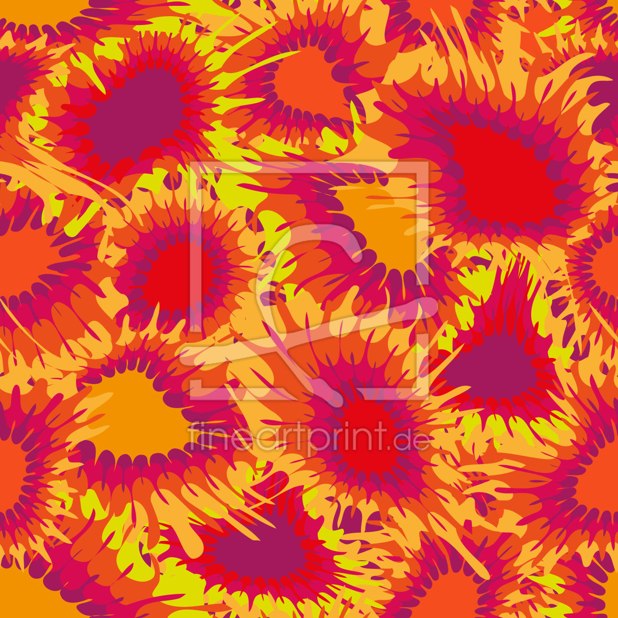 Bild-Nr.: 9007679 Florale Supernovas erstellt von patterndesigns-com