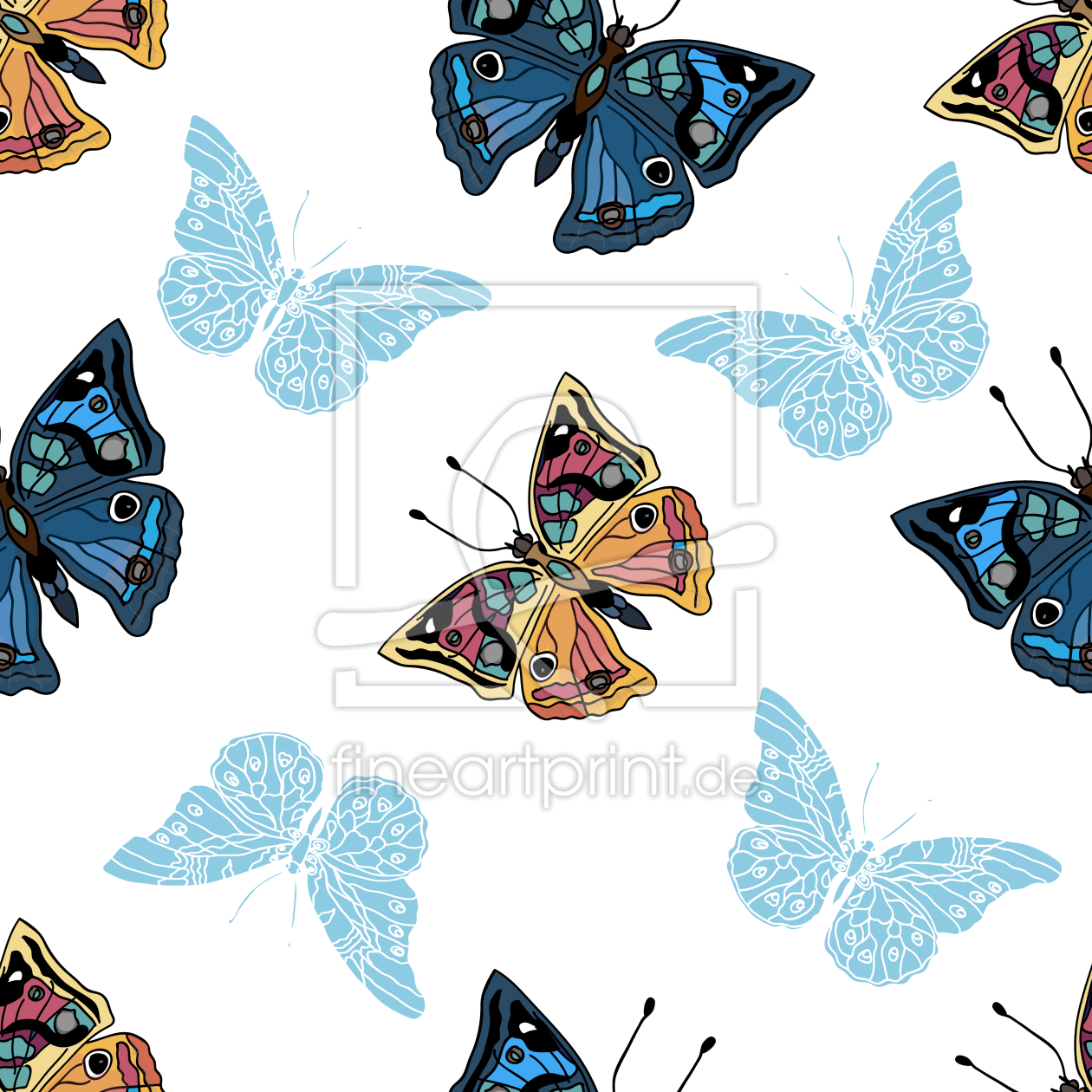 Bild-Nr.: 9007694 Schmetterlinge In Meinem Garten erstellt von patterndesigns-com