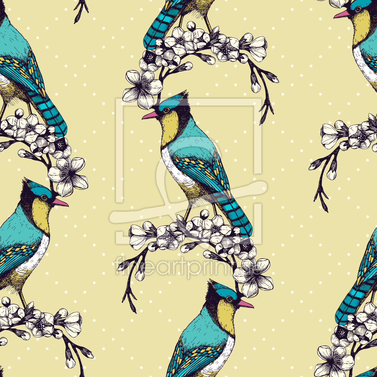 Bild-Nr.: 9007698 Vogel Schönheit erstellt von patterndesigns-com