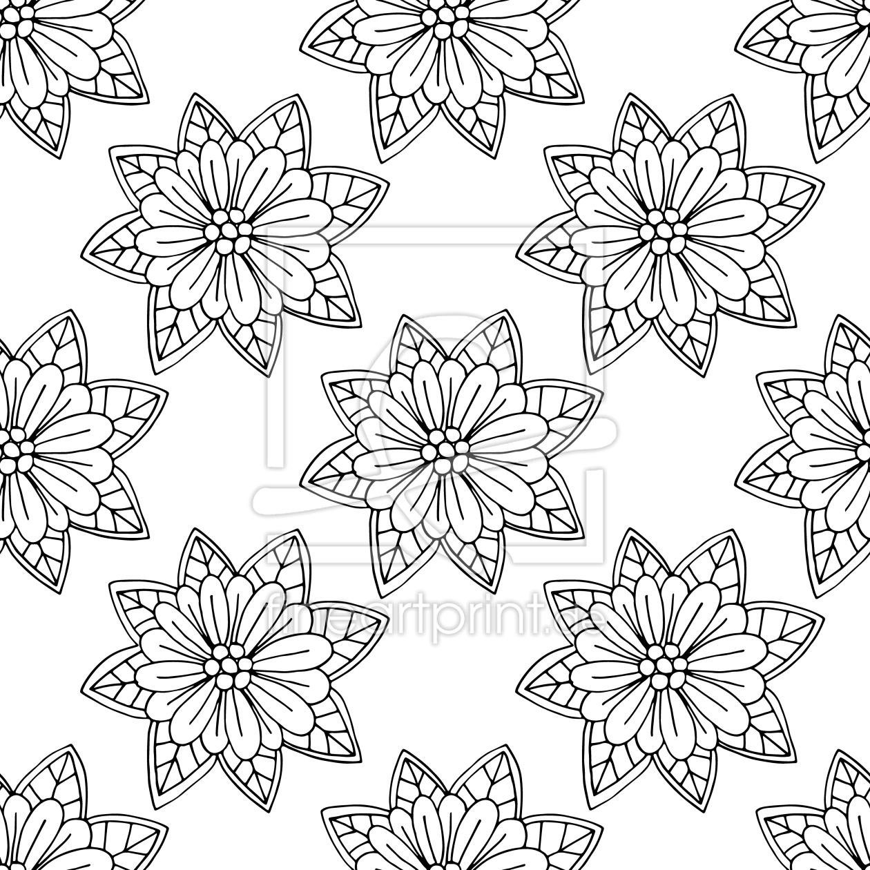 Bild-Nr.: 9007730 Blumen Von Oben erstellt von patterndesigns-com