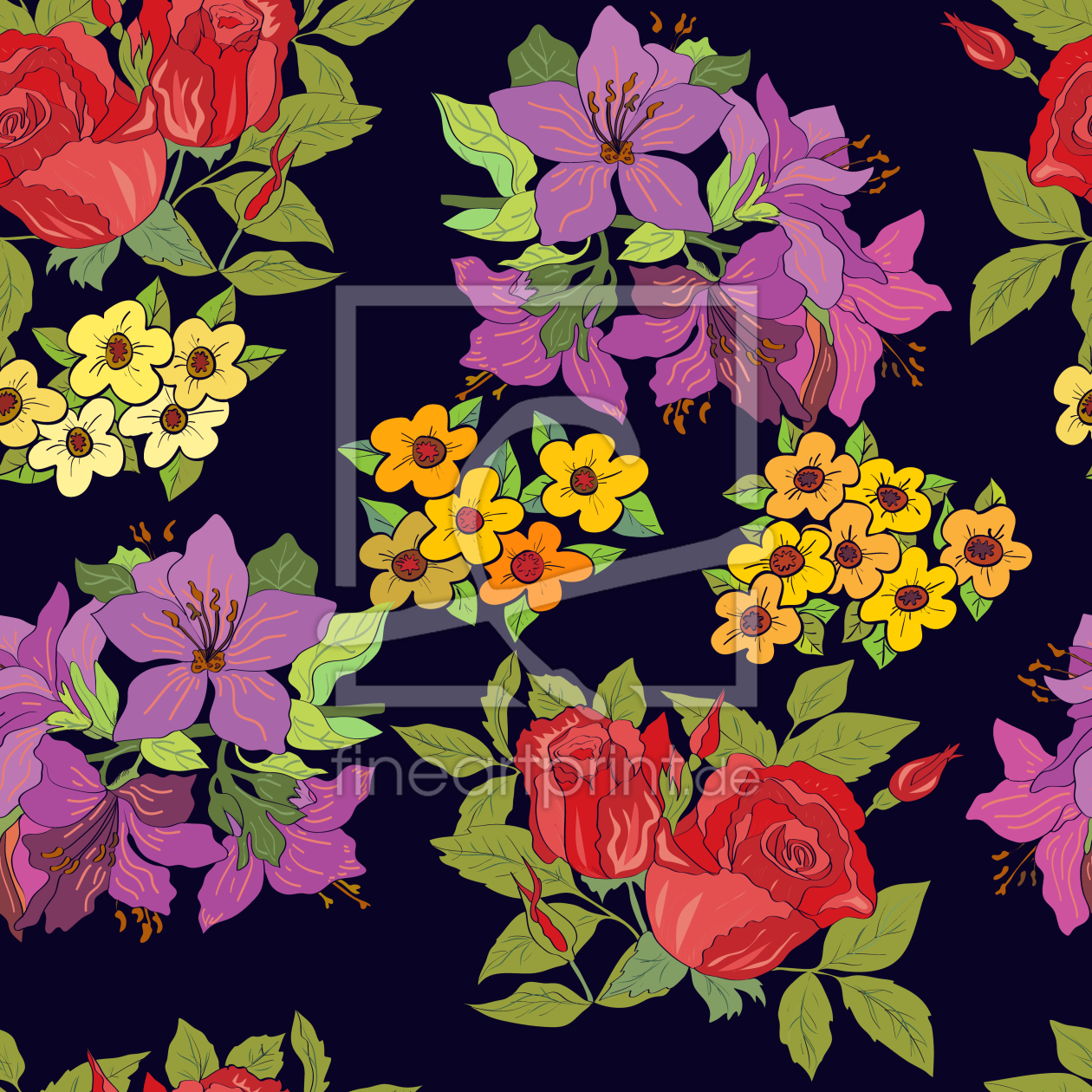 Bild-Nr.: 9007737 Wähle Eine Blume erstellt von patterndesigns-com