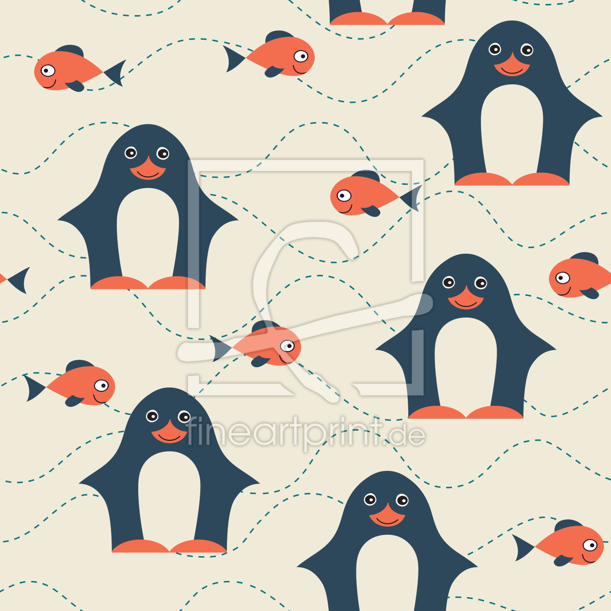 Bild-Nr.: 9007817 Glücklicher Pinguin erstellt von patterndesigns-com