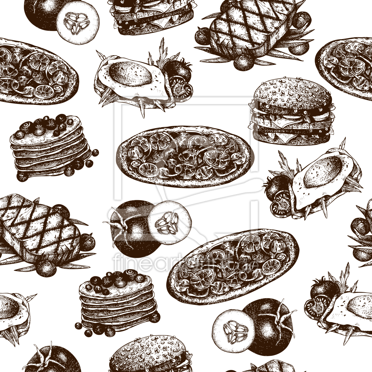 Bild-Nr.: 9007823 Leckeres Essen erstellt von patterndesigns-com