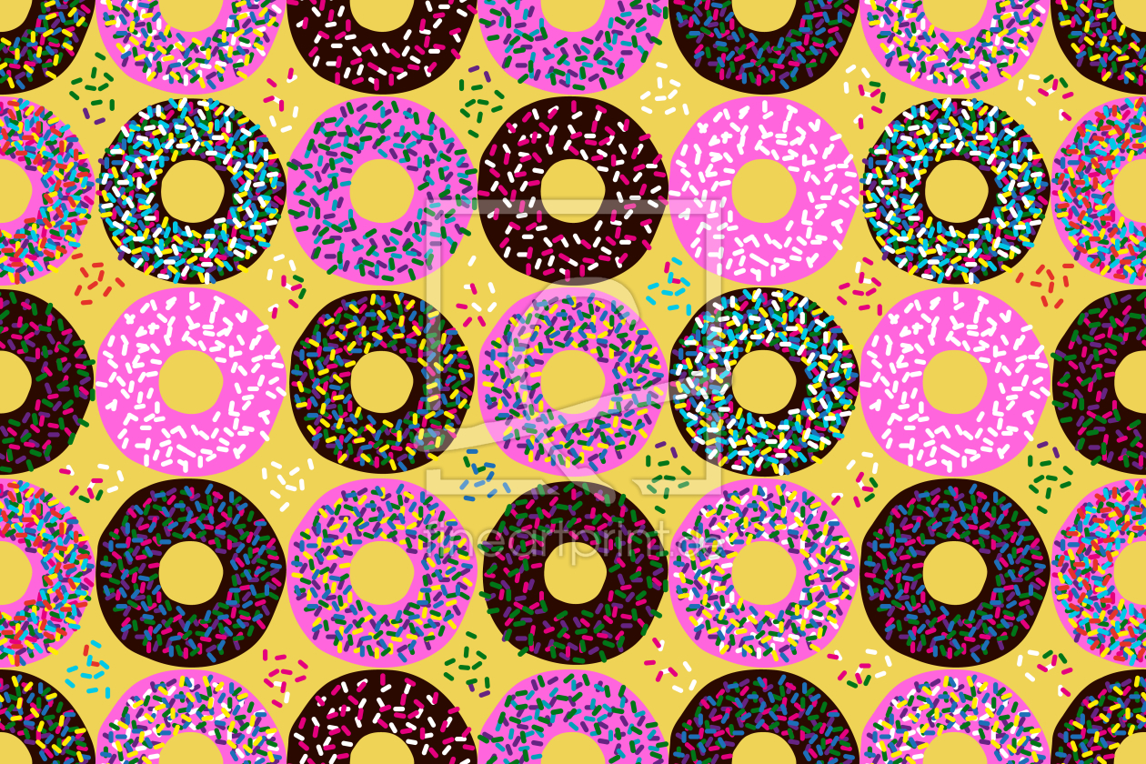 Bild-Nr.: 9007826 Donuts Mit Streusel erstellt von patterndesigns-com