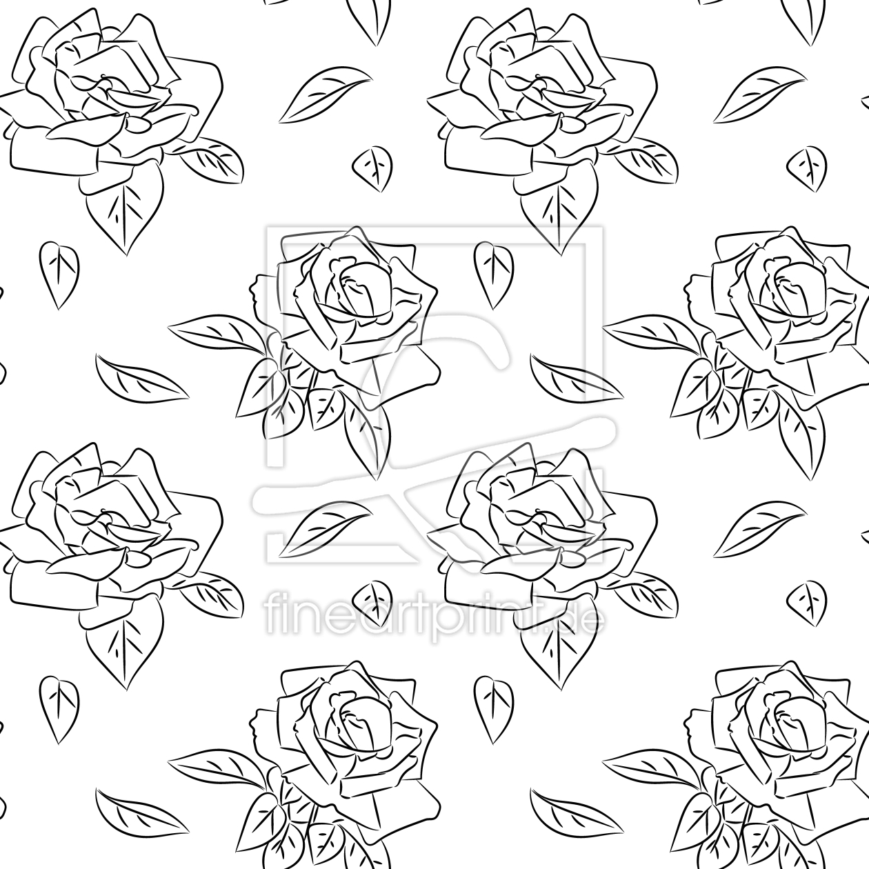 Bild-Nr.: 9007857 Blühende Rosen erstellt von patterndesigns-com