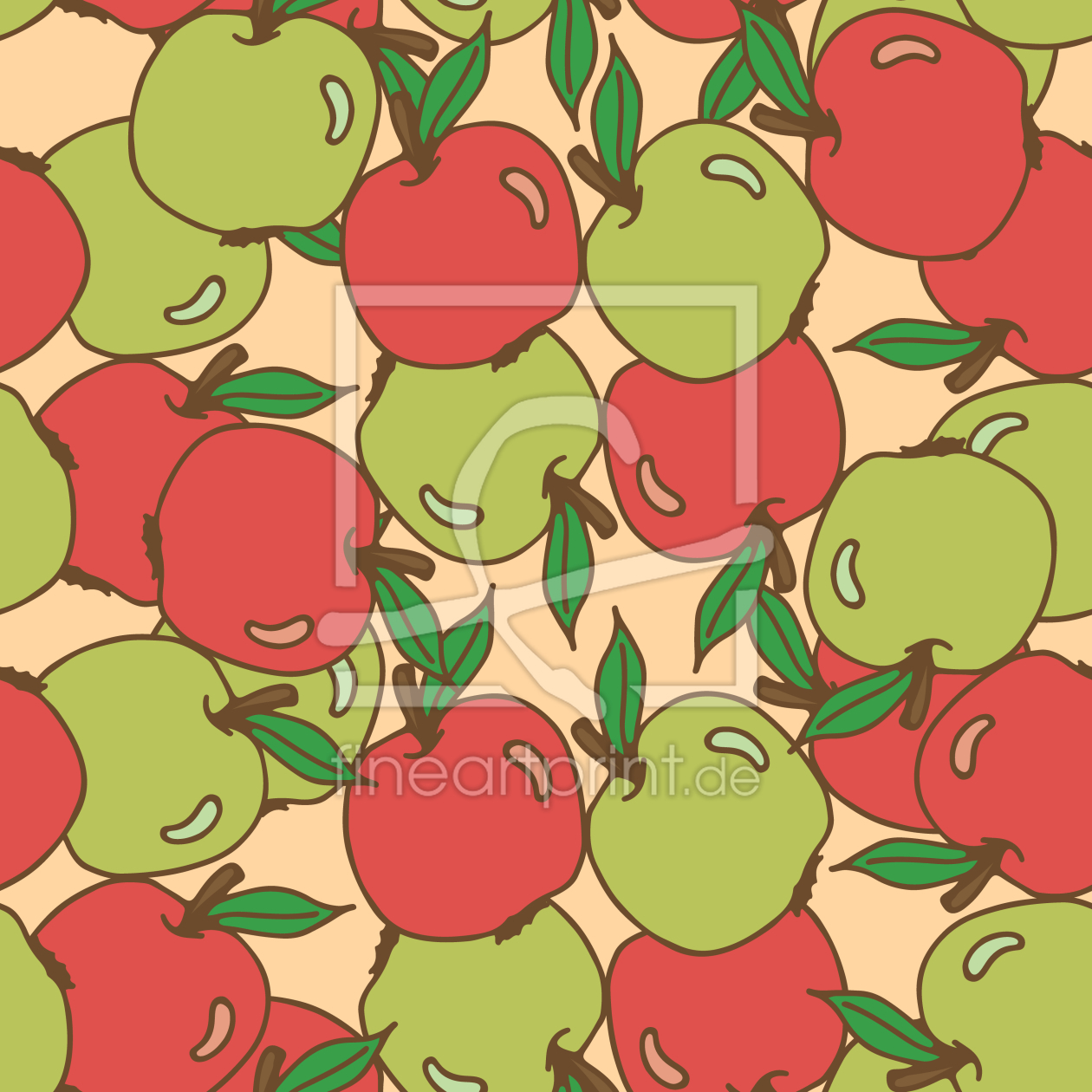 Bild-Nr.: 9007873 Gemischte Äpfel erstellt von patterndesigns-com
