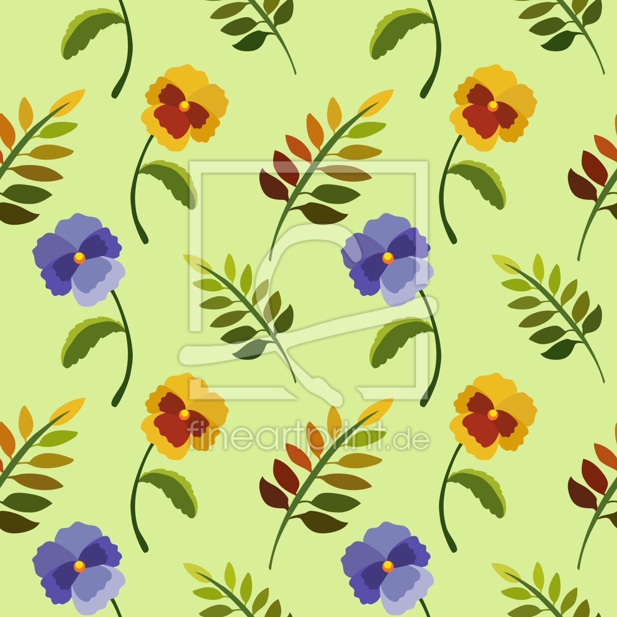 Bild-Nr.: 9007897 Stiefmütterchen Im Frühling erstellt von patterndesigns-com