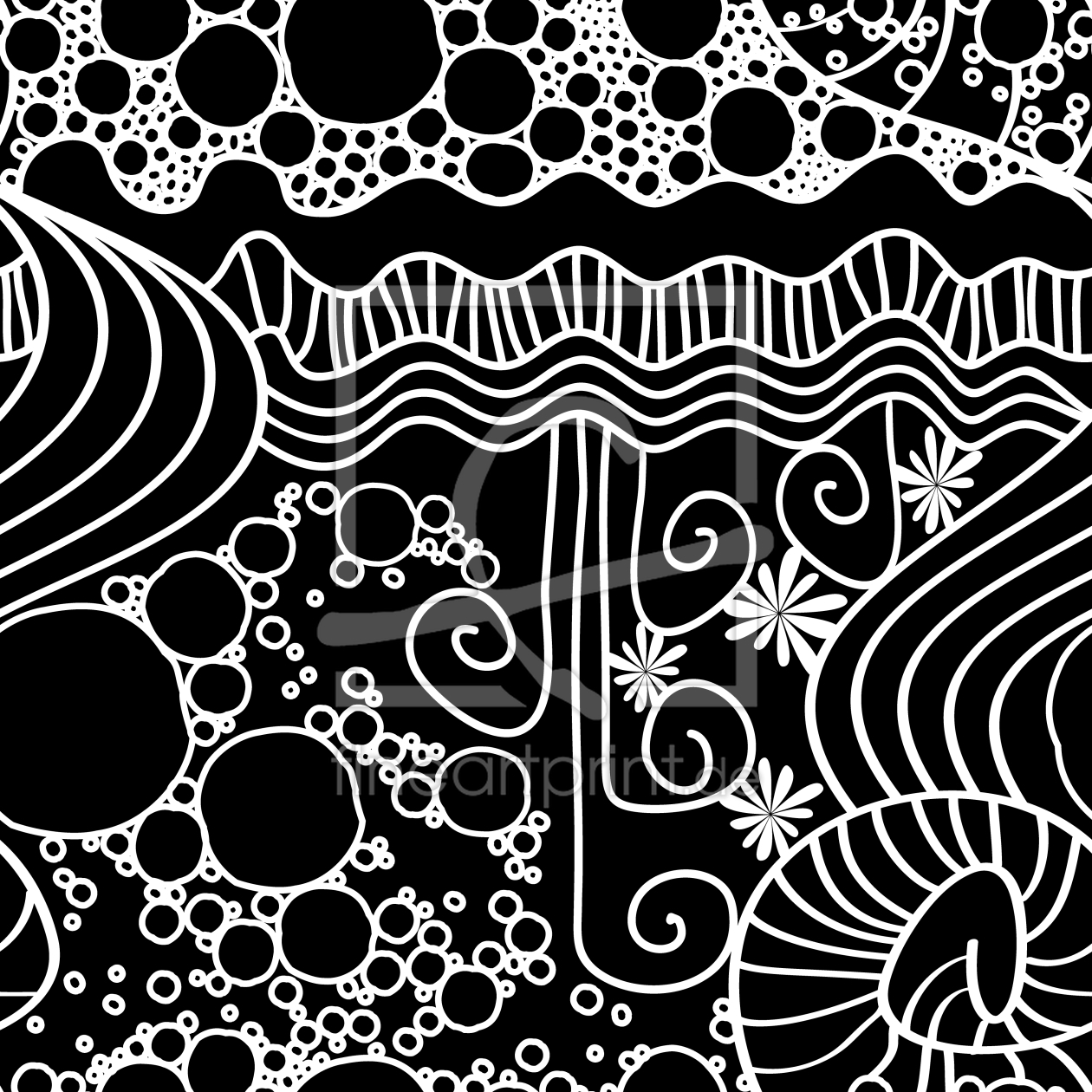 Bild-Nr.: 9007938 Art Nouveau Gewirr erstellt von patterndesigns-com