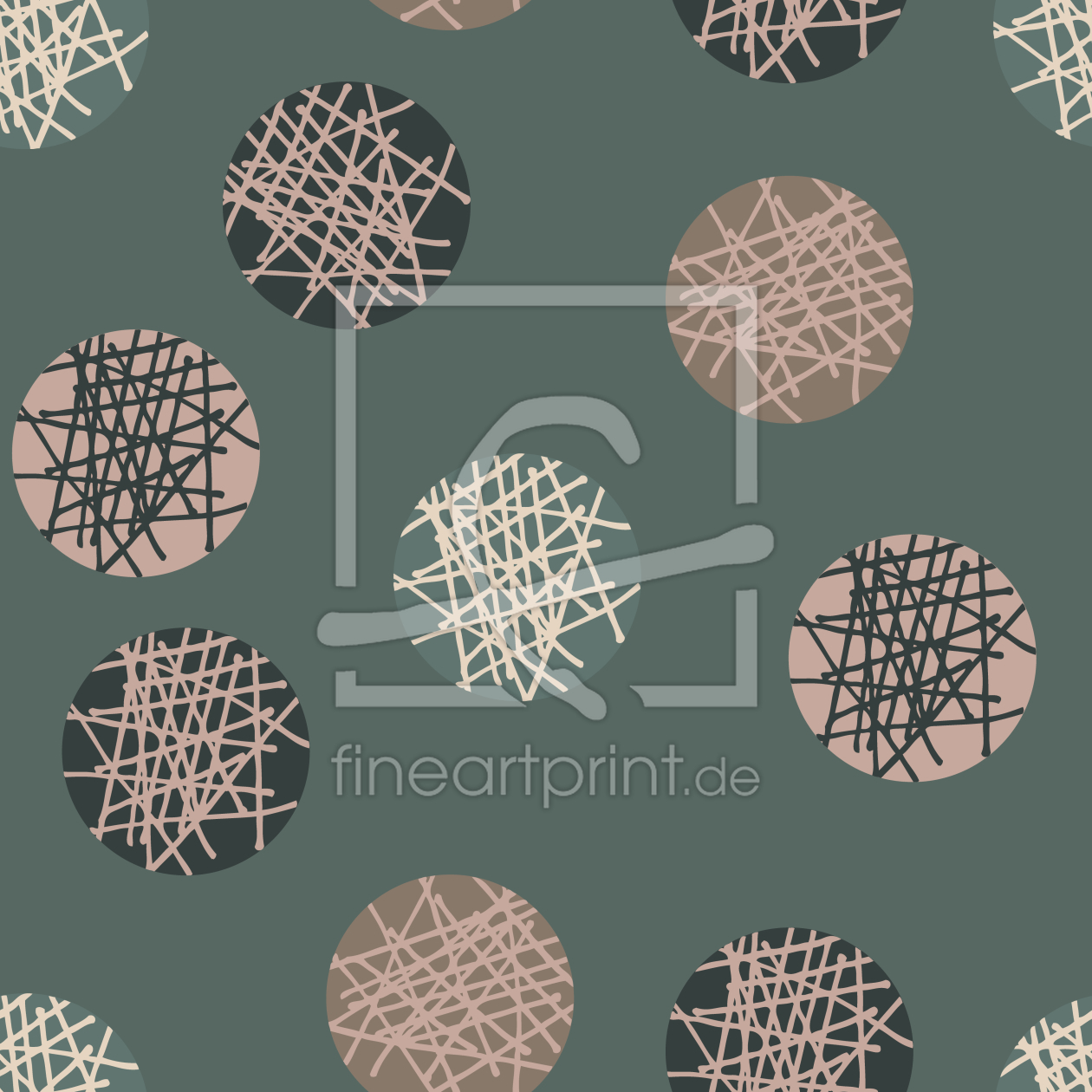 Bild-Nr.: 9007977 Zerkratzte Kreise erstellt von patterndesigns-com
