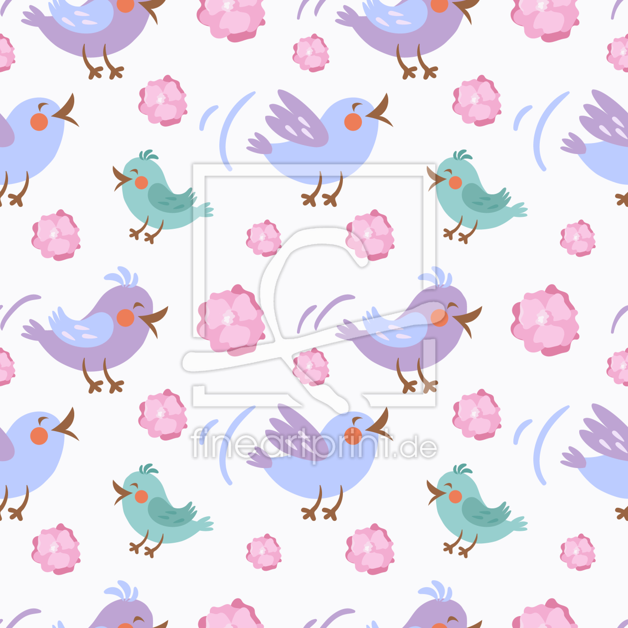 Bild-Nr.: 9007988 Schnatternde Vögel erstellt von patterndesigns-com