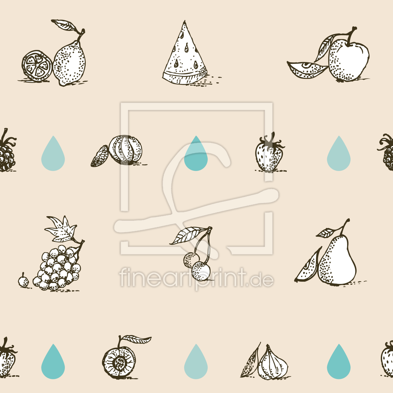Bild-Nr.: 9008000 Früchte Lieben Wasser erstellt von patterndesigns-com