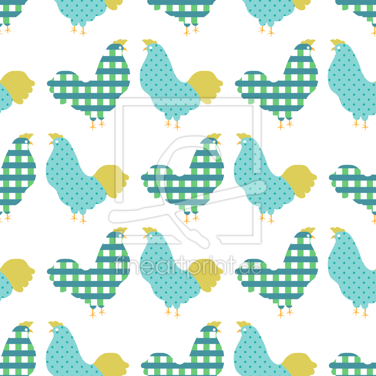 Bild-Nr.: 9008011 Hühner erstellt von patterndesigns-com