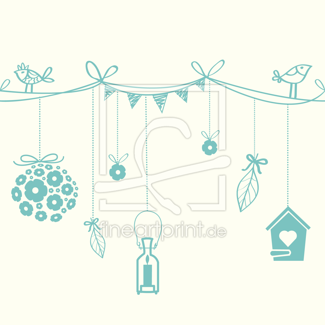 Bild-Nr.: 9008016 Romantische Garten Party erstellt von patterndesigns-com