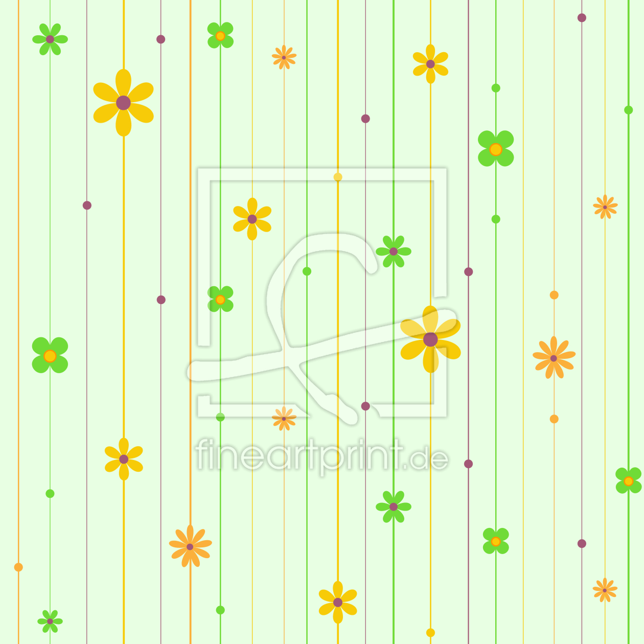 Bild-Nr.: 9008026 Blumen Stränge erstellt von patterndesigns-com